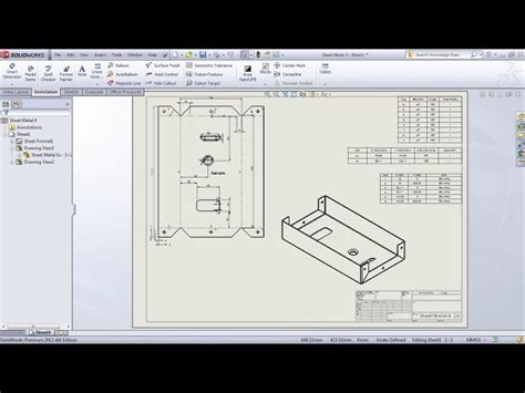 solidworks sheet metal punch|solidworks punch tables.